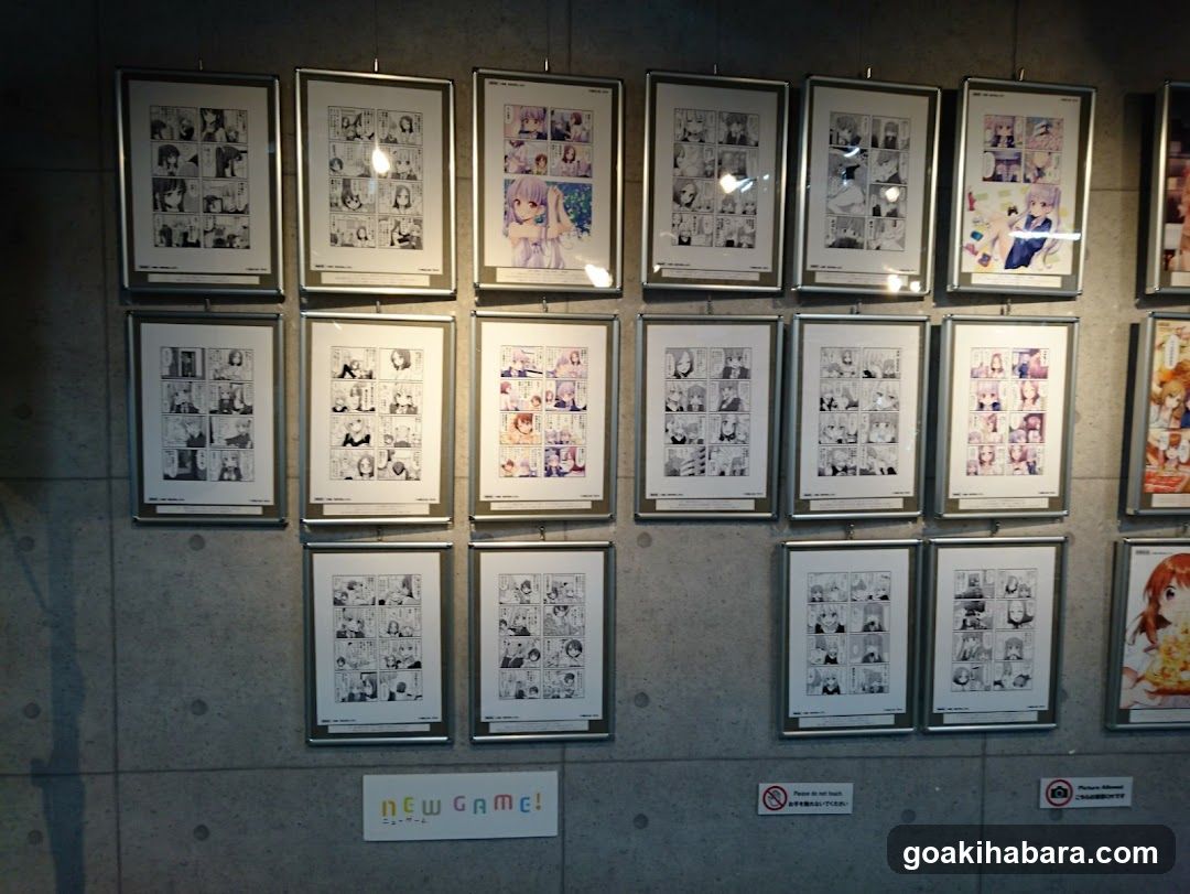 Manga Exhibition Wall Display