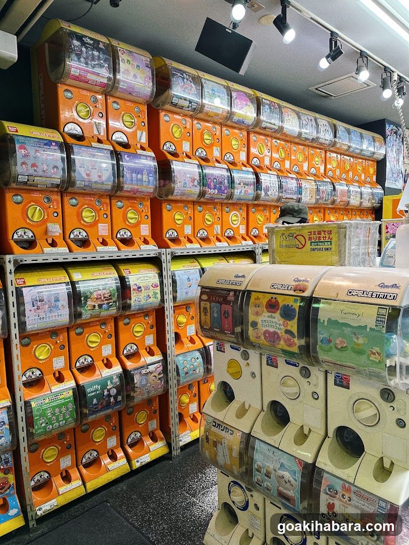 Gashapon Machine Store Interior