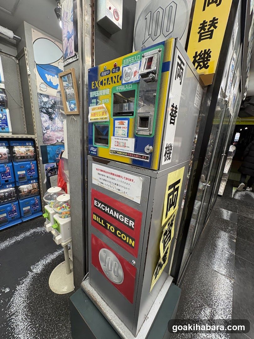Currency Exchange Machine and Gumball Machines
