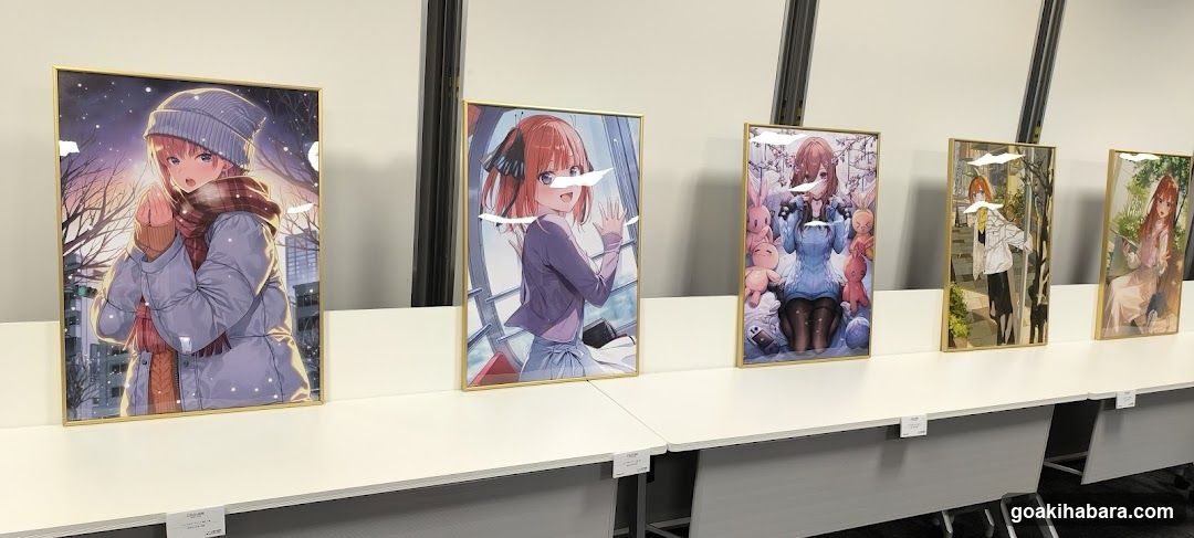 Anime Art Exhibition Display