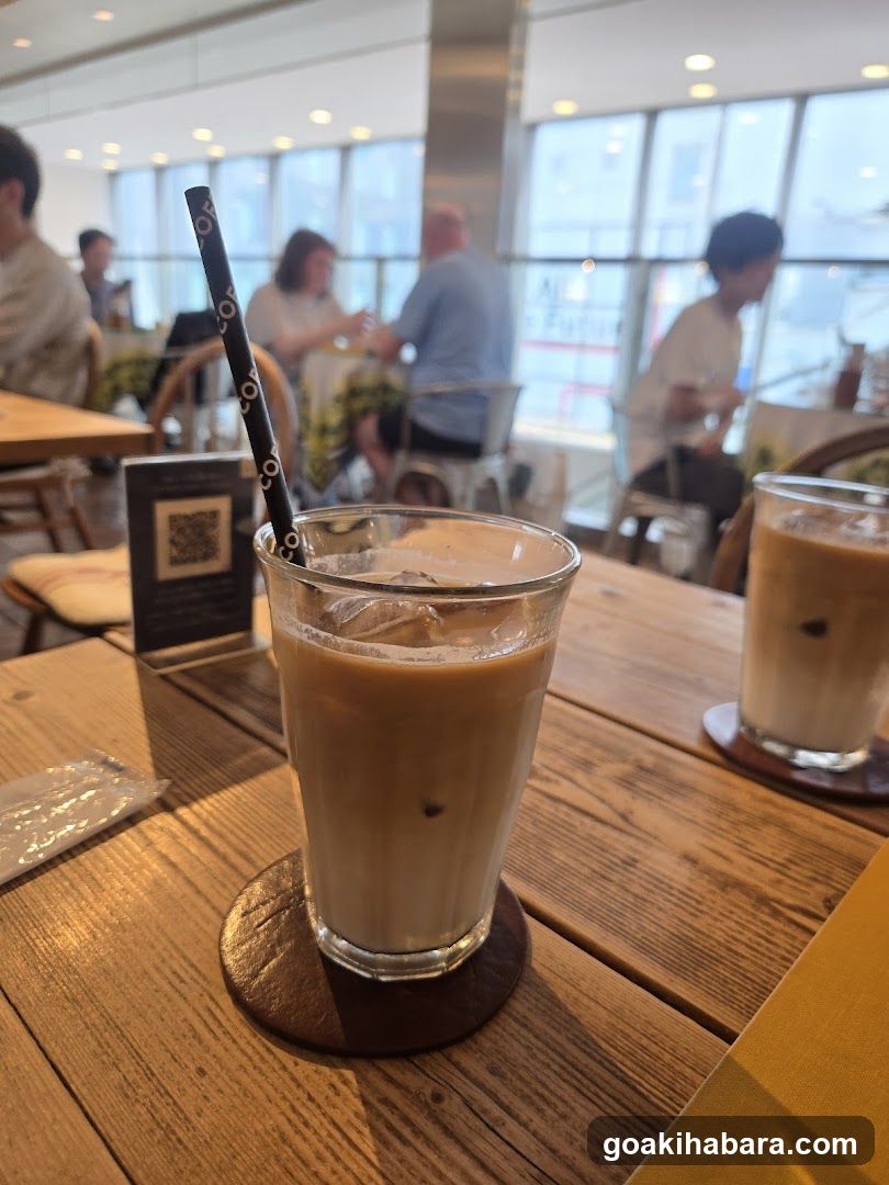 Iced Coffee at Cafe Interior