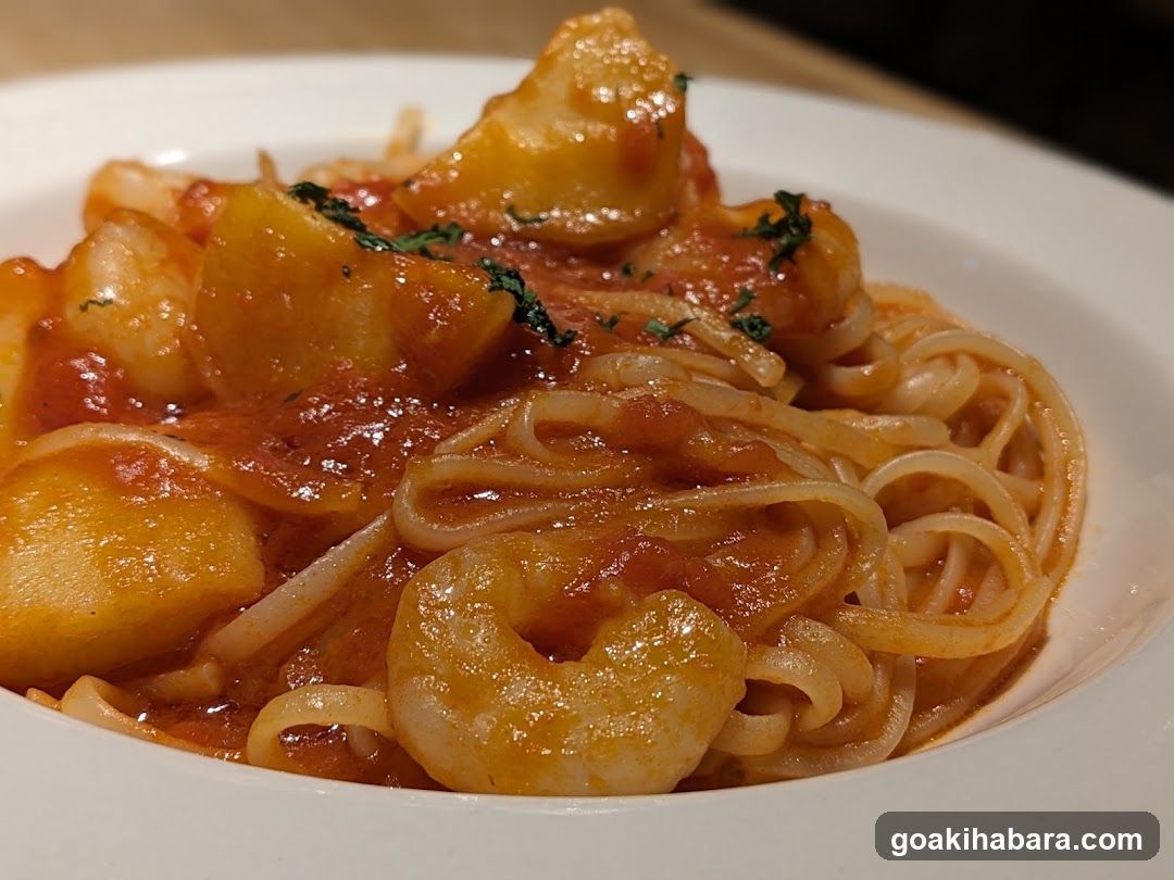 Shrimp Pasta with Tomato Sauce