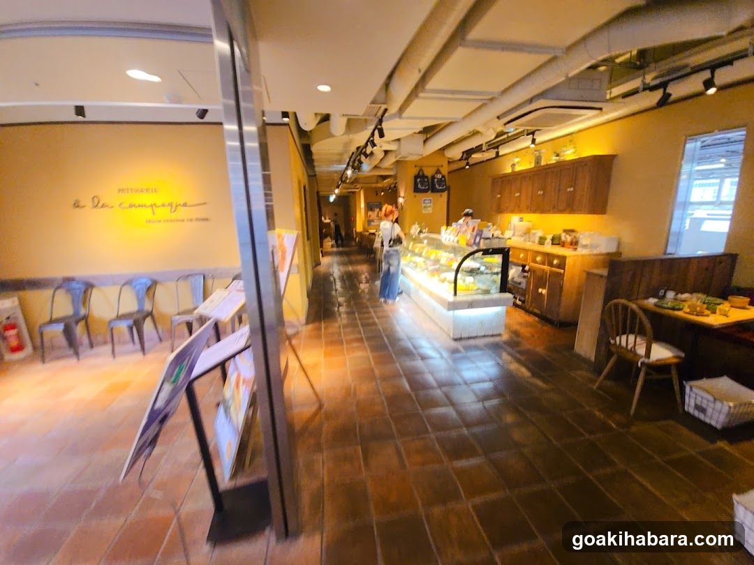 Interior of a cafe or bakery