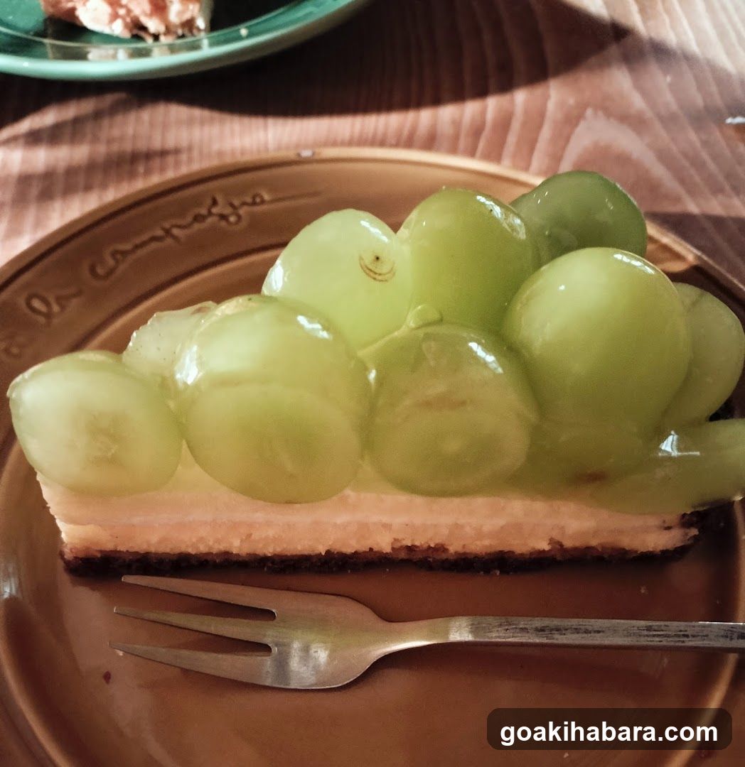 Grape Cheesecake Slice