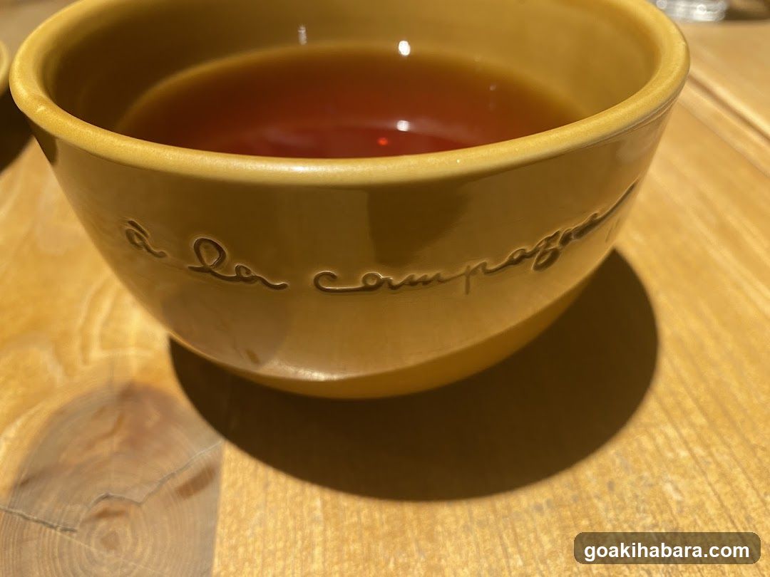 Tea in a ceramic cup