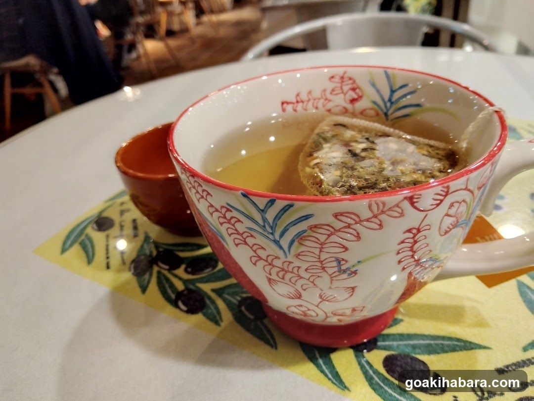 Tea in a decorative cup