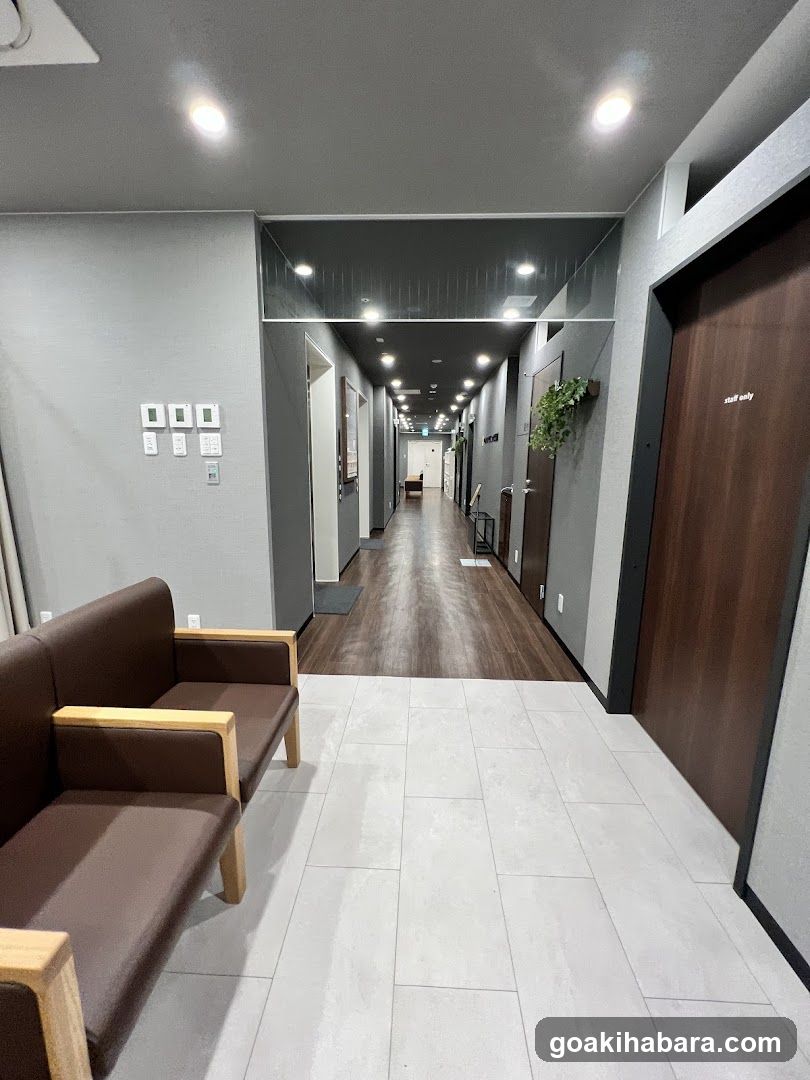 Modern Interior Hallway with Seating Area
