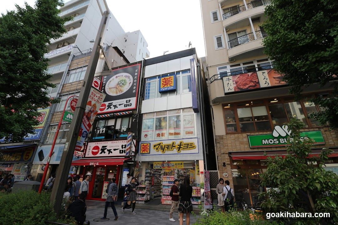 Street Scene with Shops and Buildings