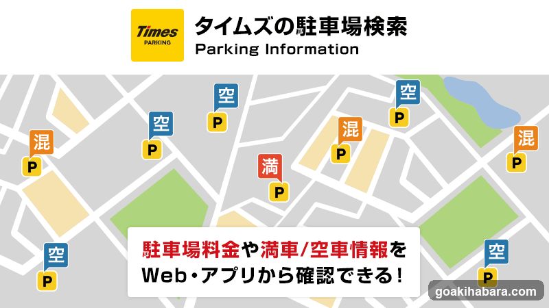 Times Parking Information Map