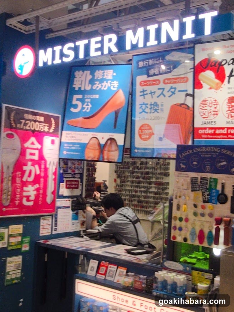 Mister Minit Store Interior