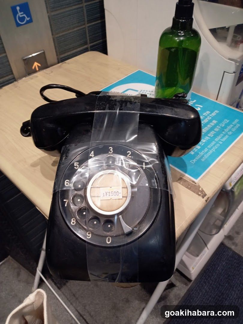 Vintage Rotary Phone Display