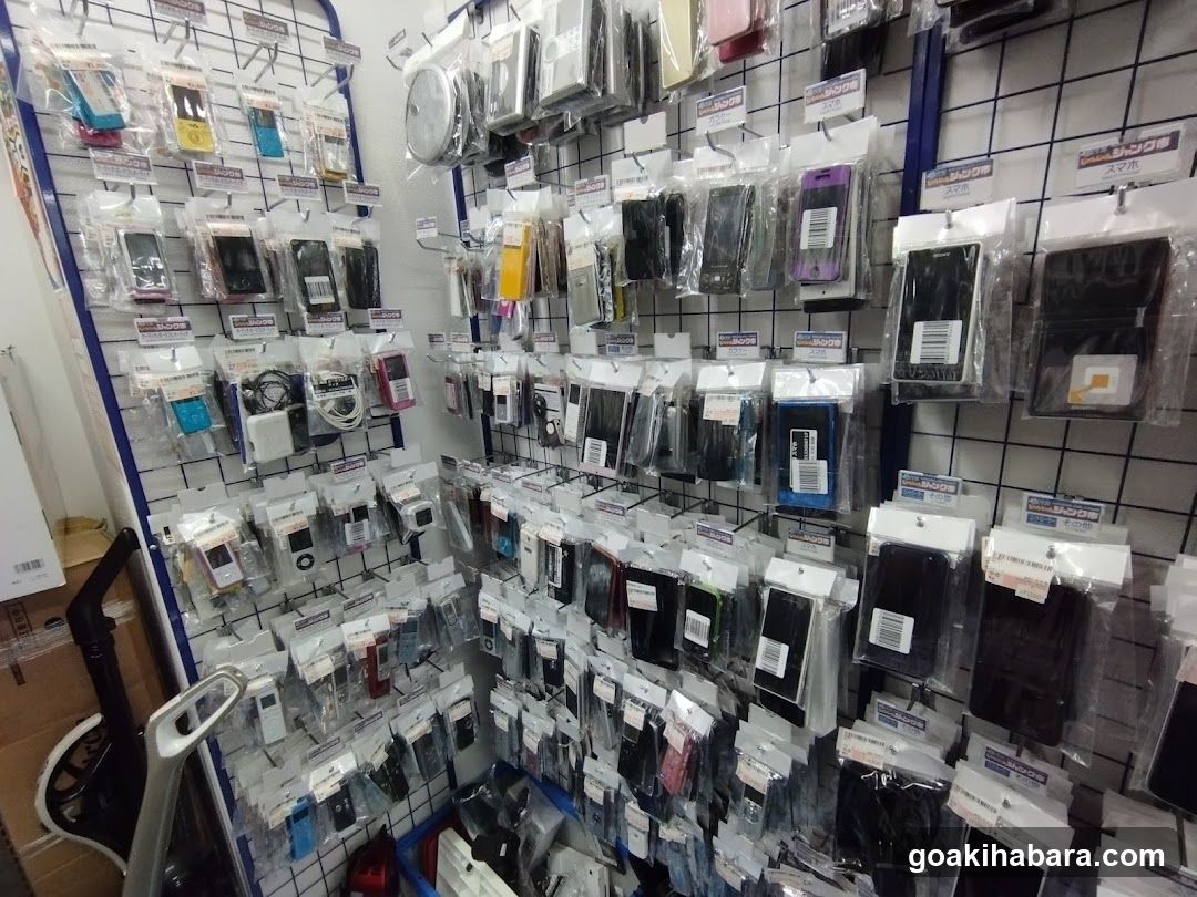 Phone Accessories Display Wall