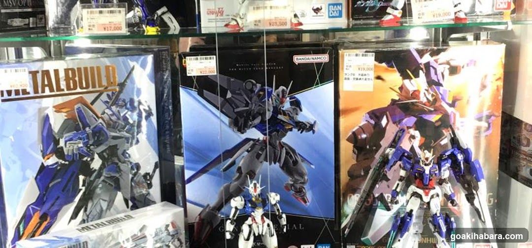 Bandai Namco Model Kits Display