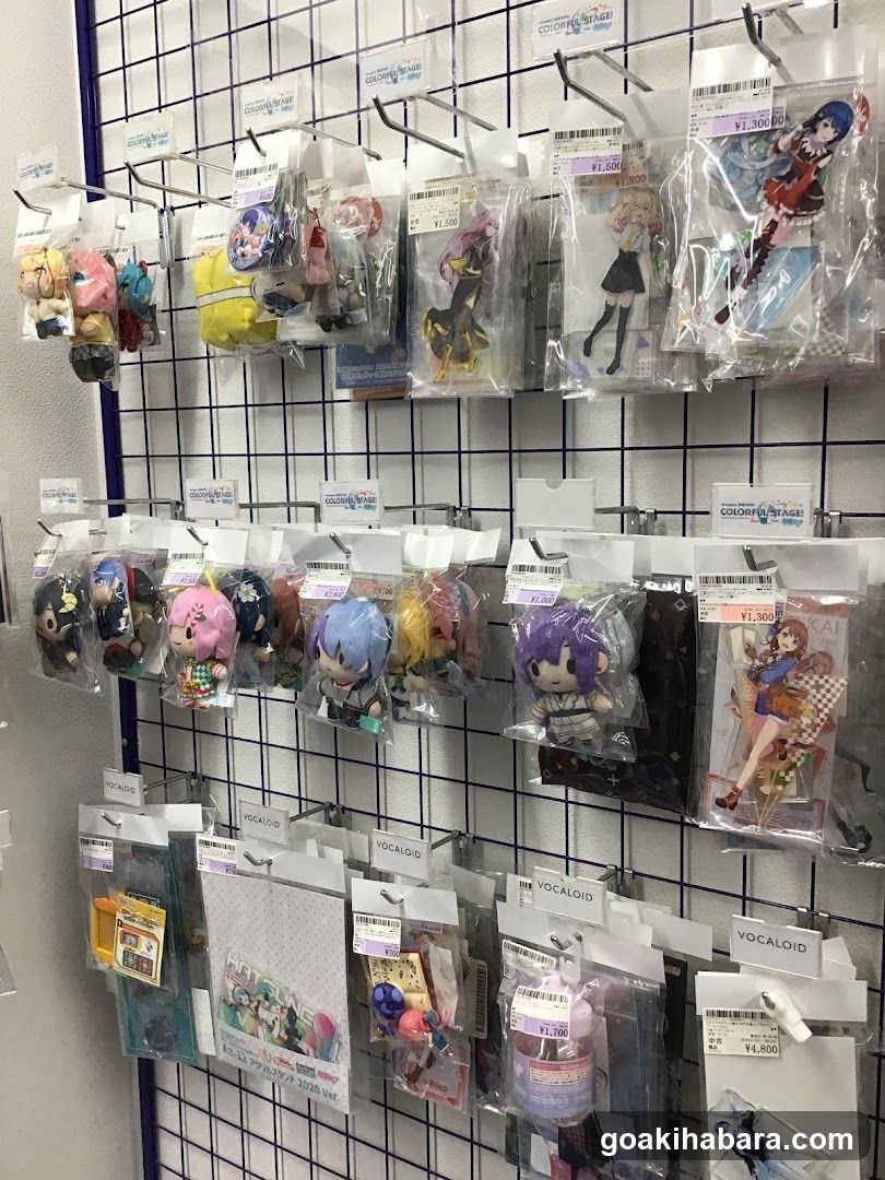 Vocaloid Merchandise Display