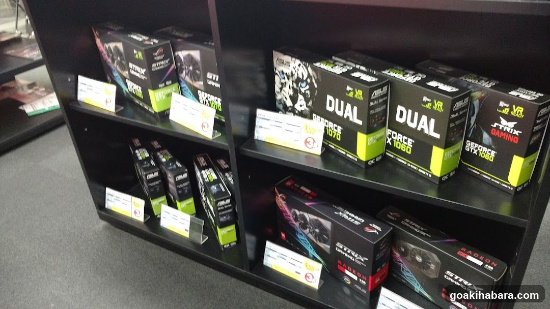 Gaming Graphics Cards Display