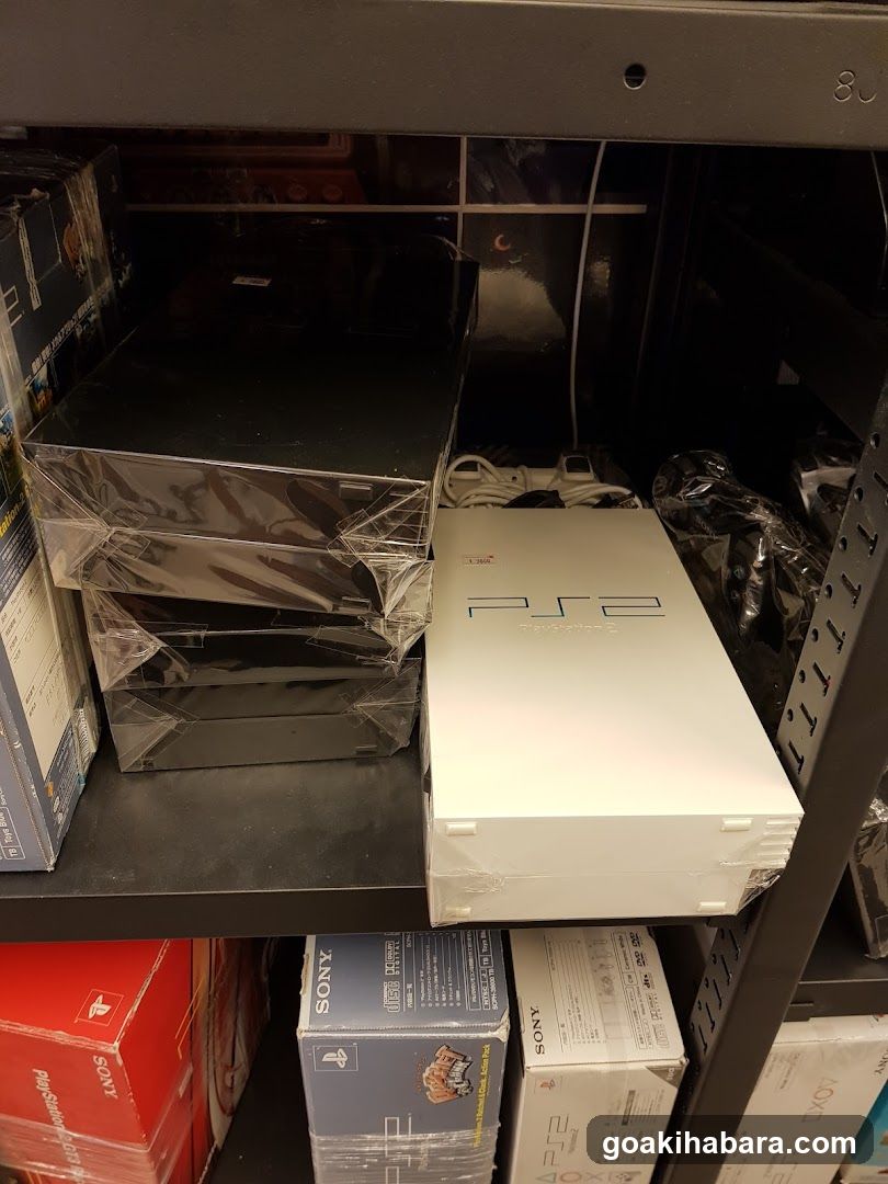 Shelf with Electronics Boxes