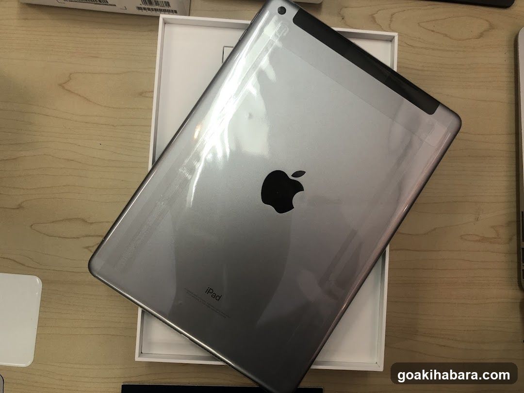 iPad on table