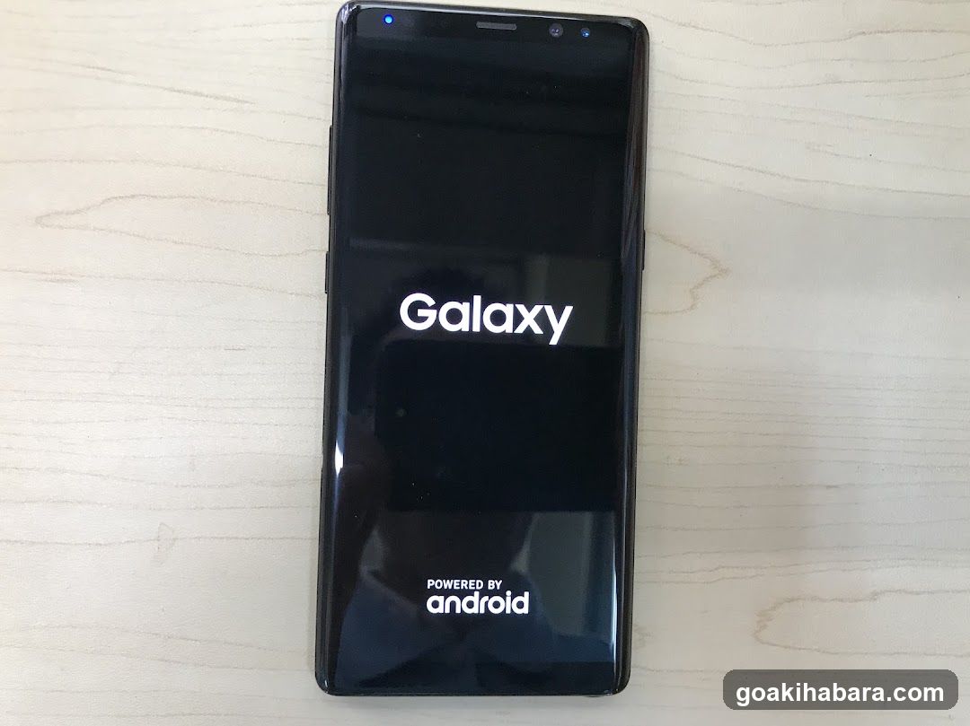 Galaxy Android Boot Screen