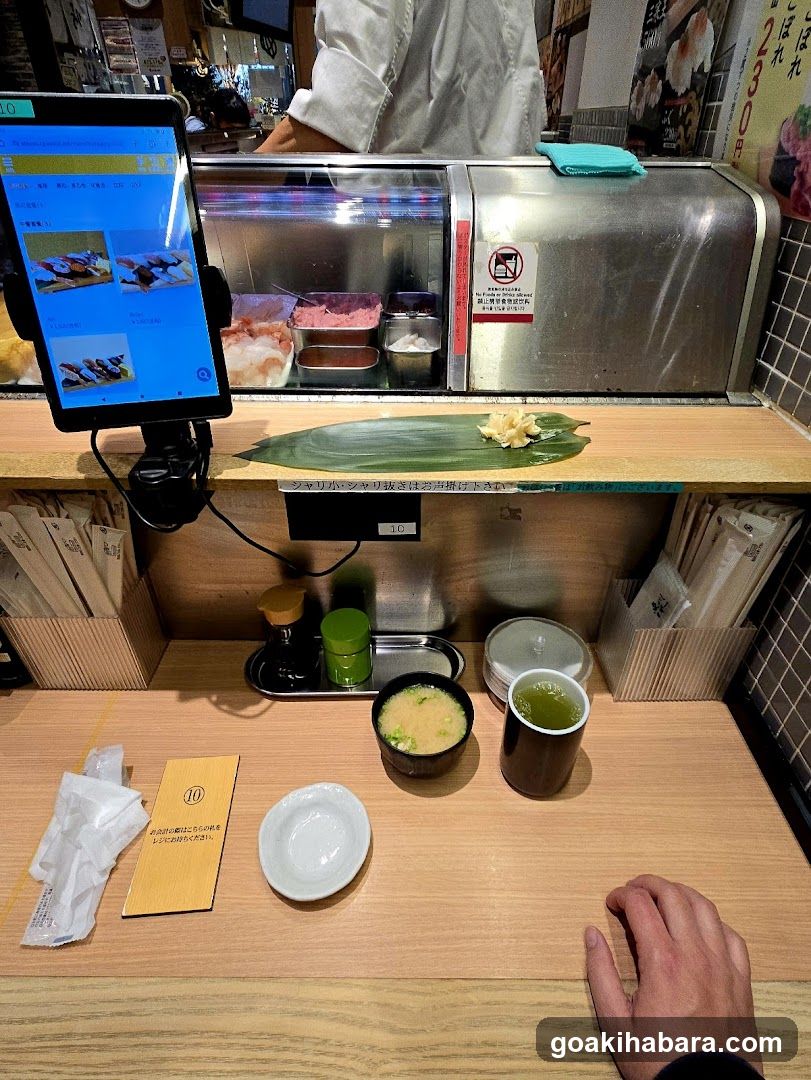 Sushi Bar Interior View