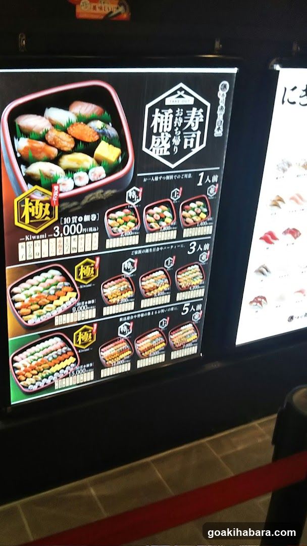 Sushi Bunch Menu Board