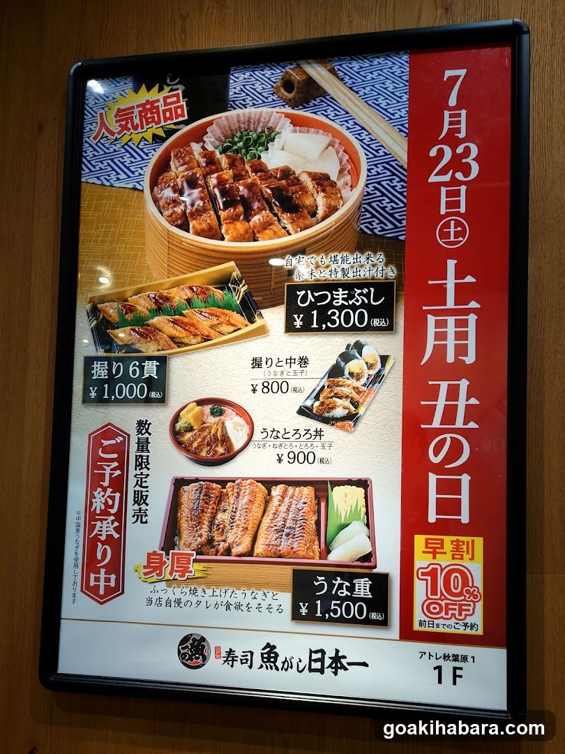 Sushi Menu Board