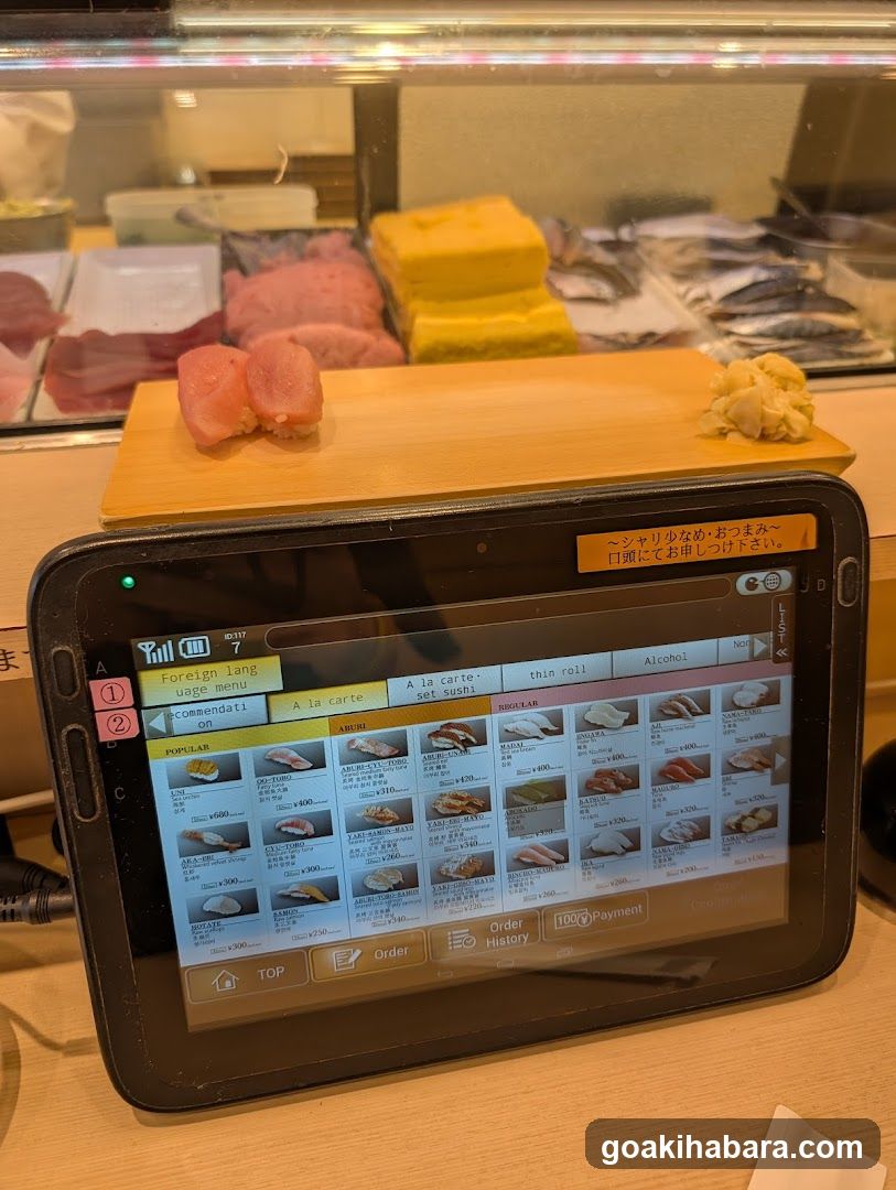 Sushi Counter Display