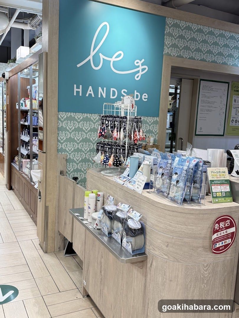 be's HANDS be counter display
