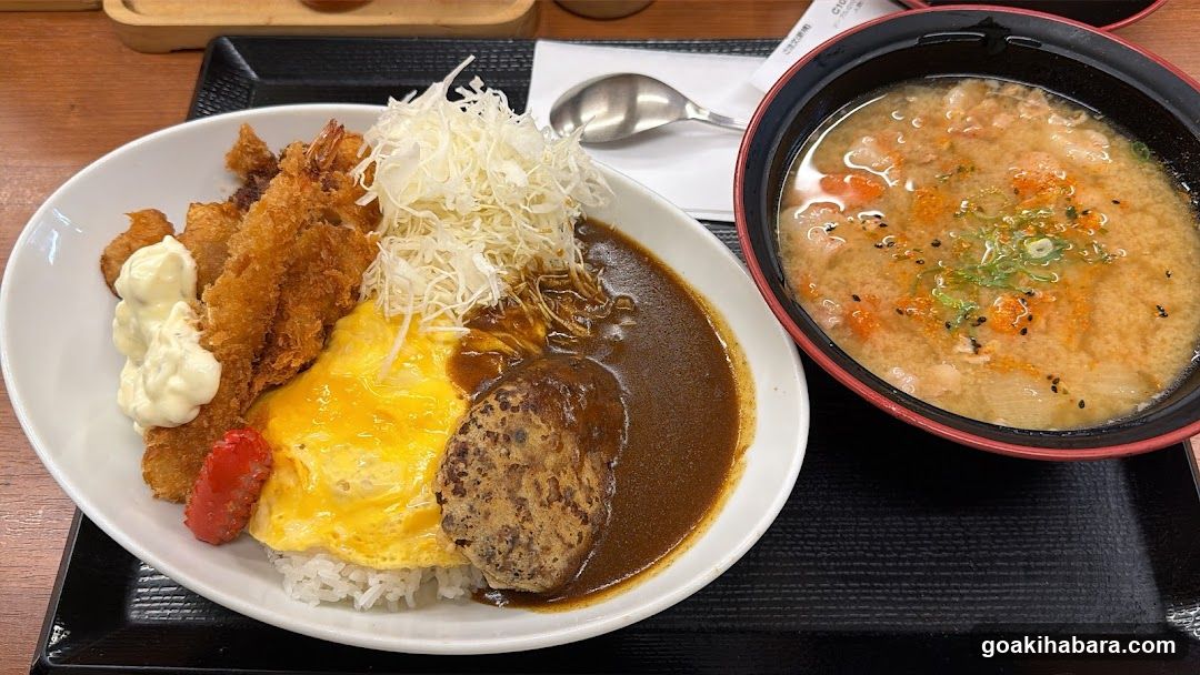 Curry Rice Set with Side Dish