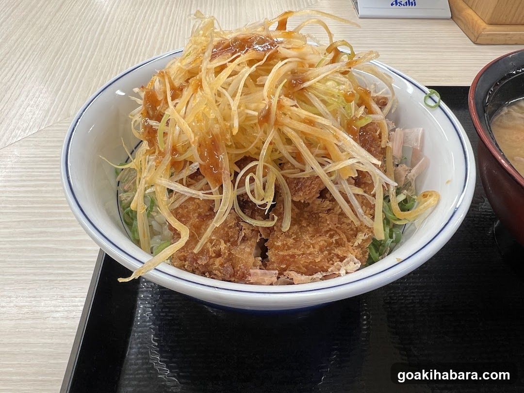 Katsu Don with Tofu and Pickled Vegetables