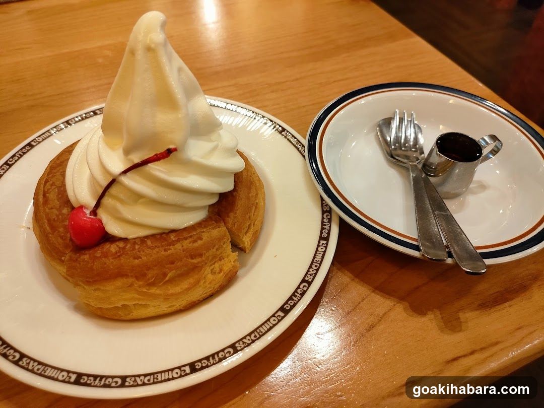 Dessert with Whipped Cream and Cherry