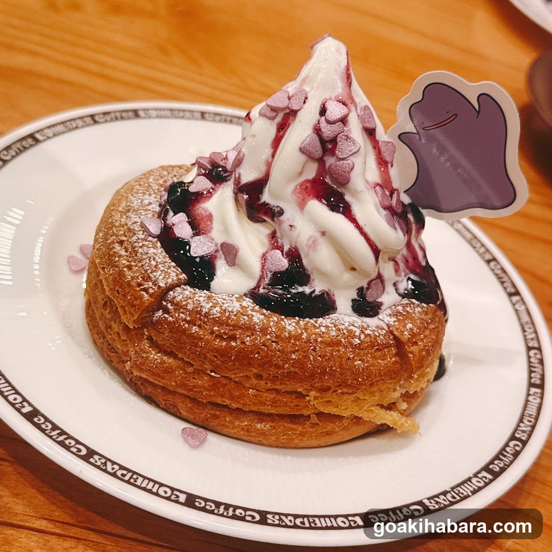 Dessert with whipped cream and heart sprinkles
