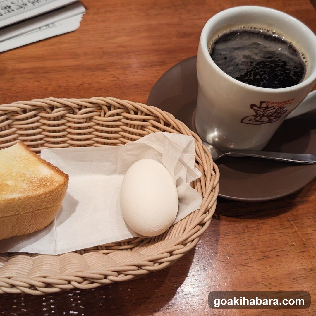 Breakfast with Coffee and Toast