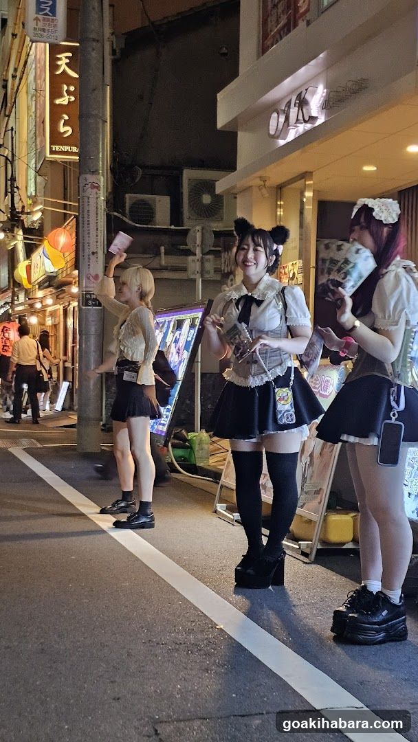 Street Scene with Costumed Individuals