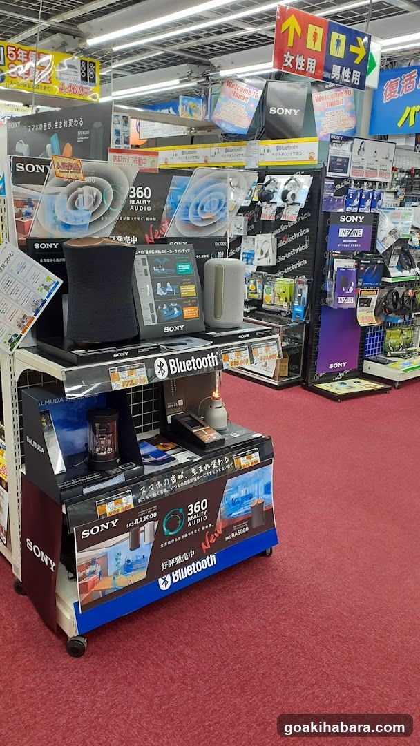 Sony Electronics Display in Store