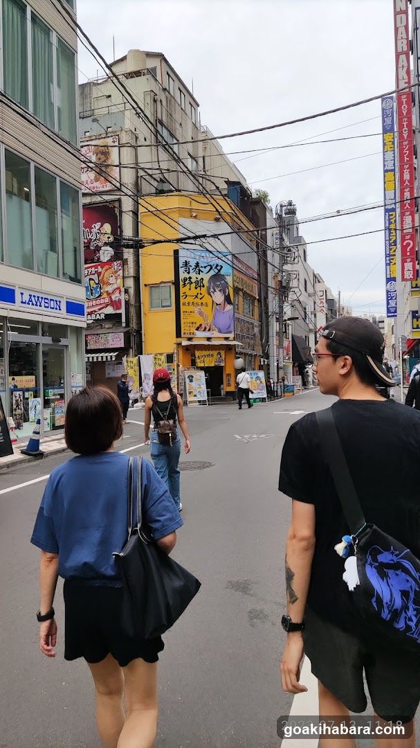 Street Scene with Pedestrians