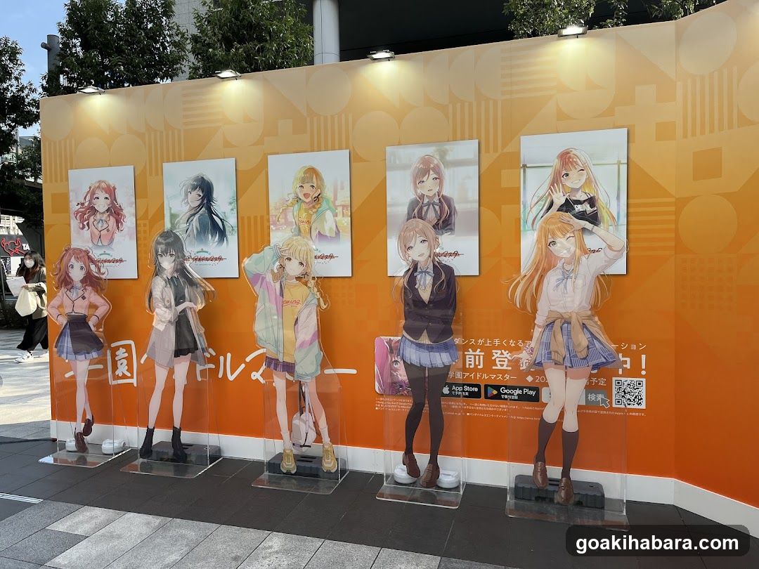 Anime Character Display Wall