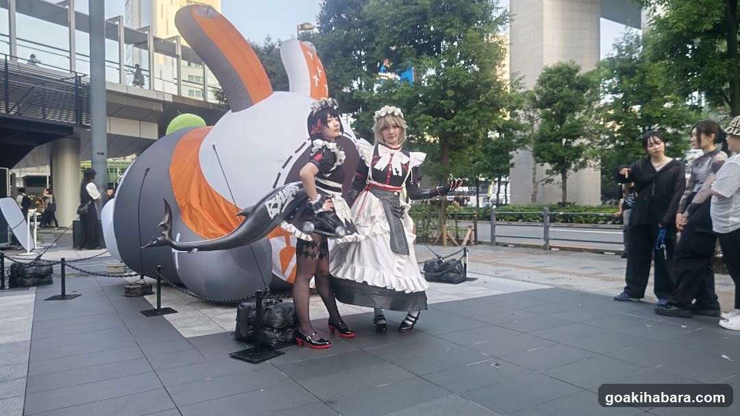 Cosplay at an outdoor event