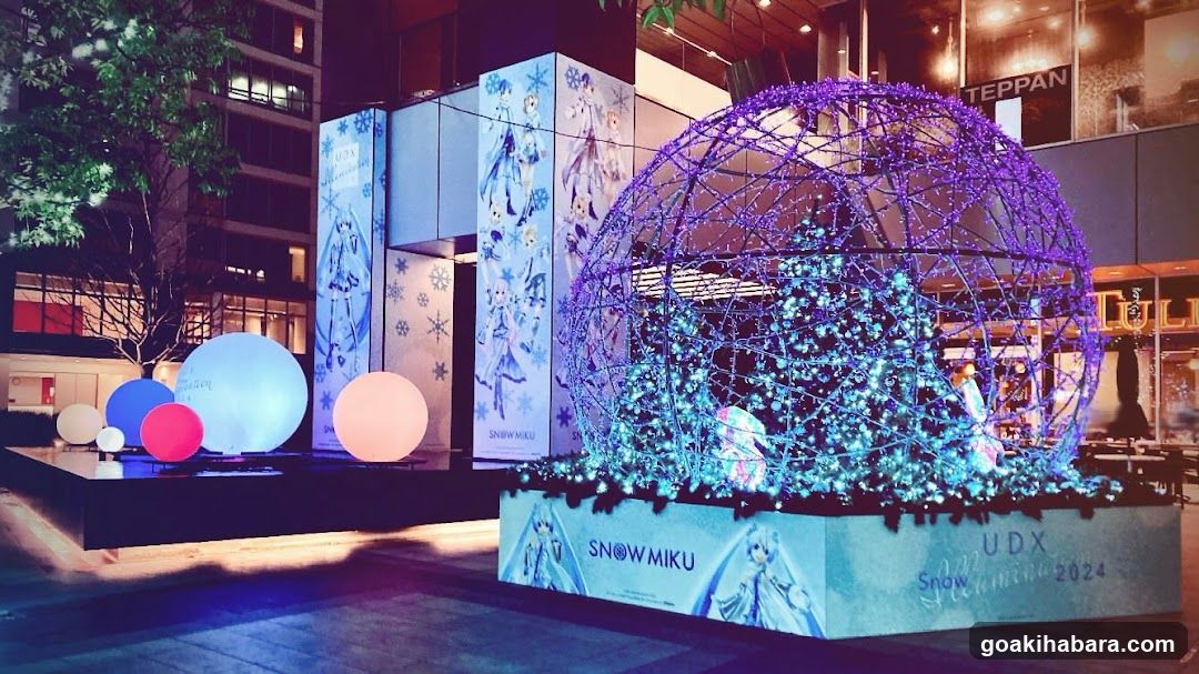 Snow Miku UDX 2024 Display