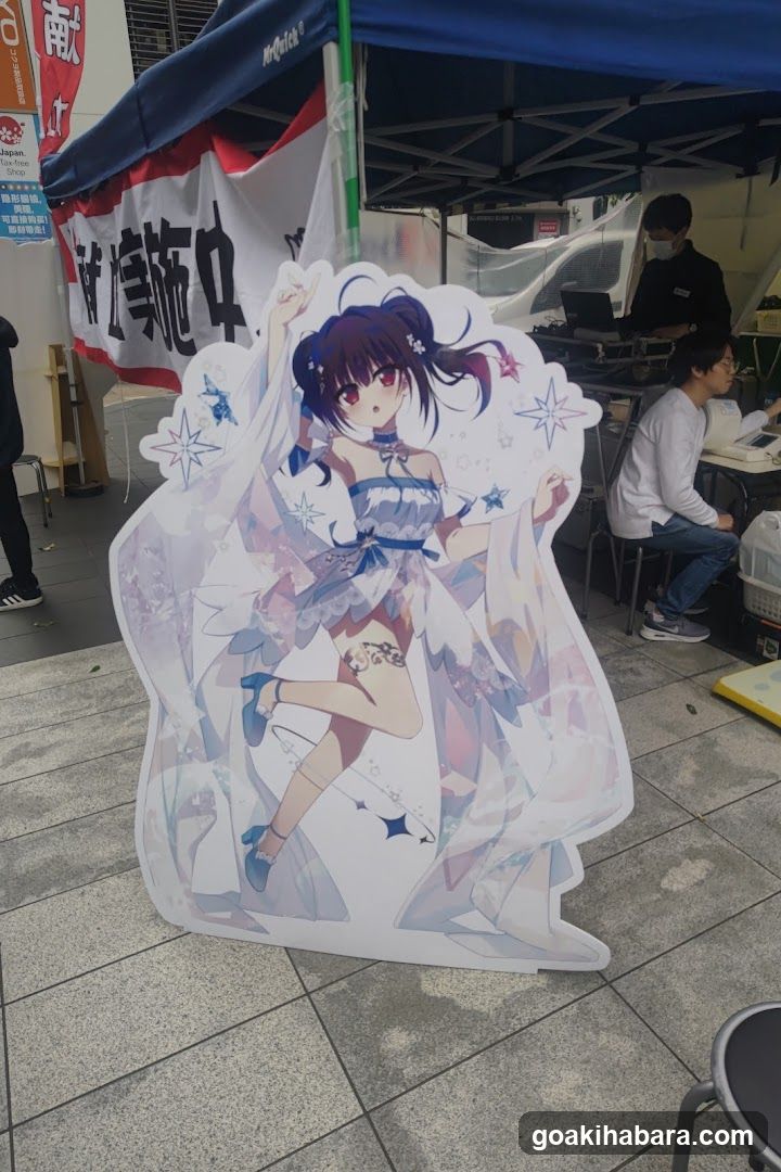 Anime Character Cutout Display