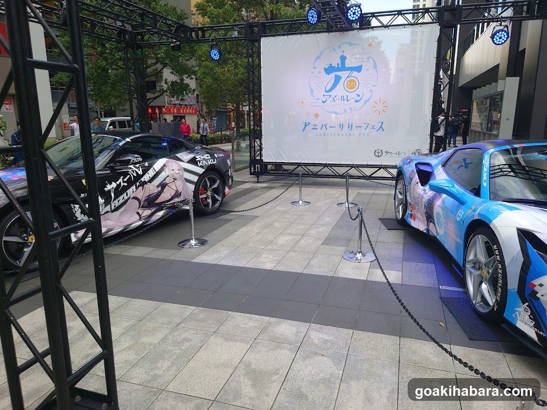 Anime Car Show Display
