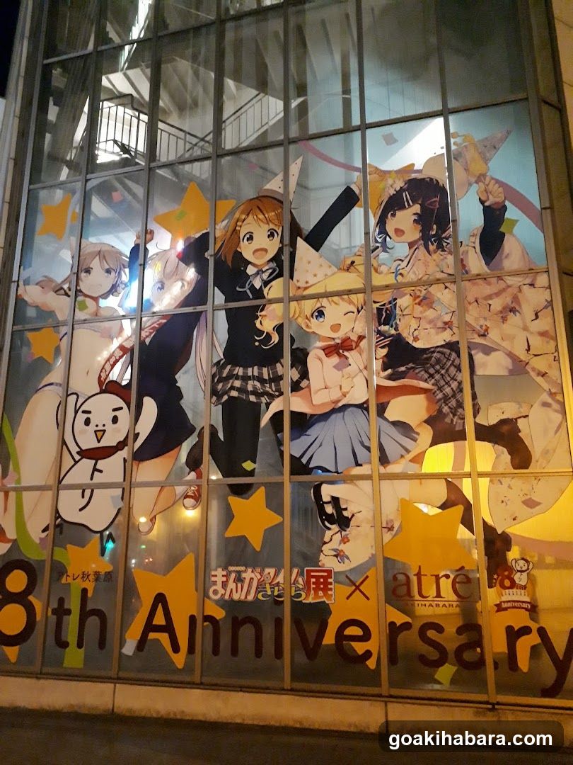 Anime Storefront with Character Display