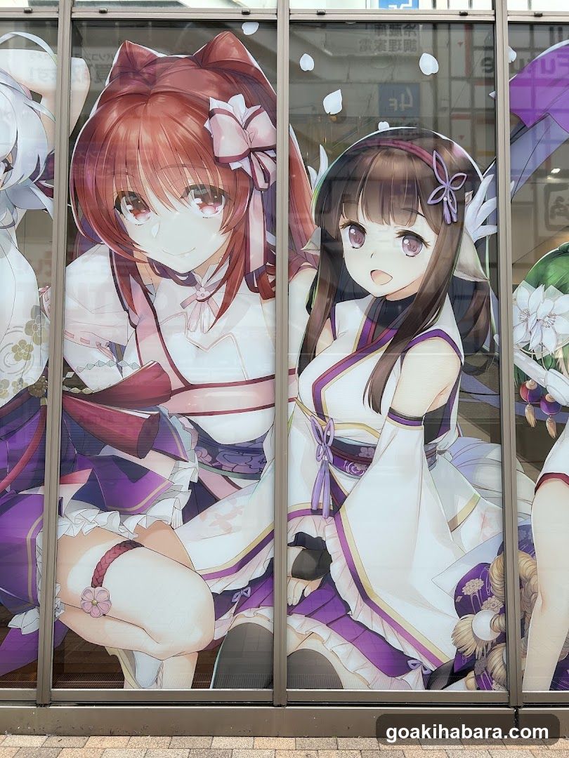 Anime Character Window Display