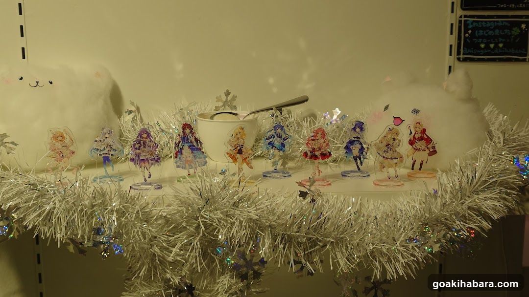 Holiday Display with Acrylic Figures