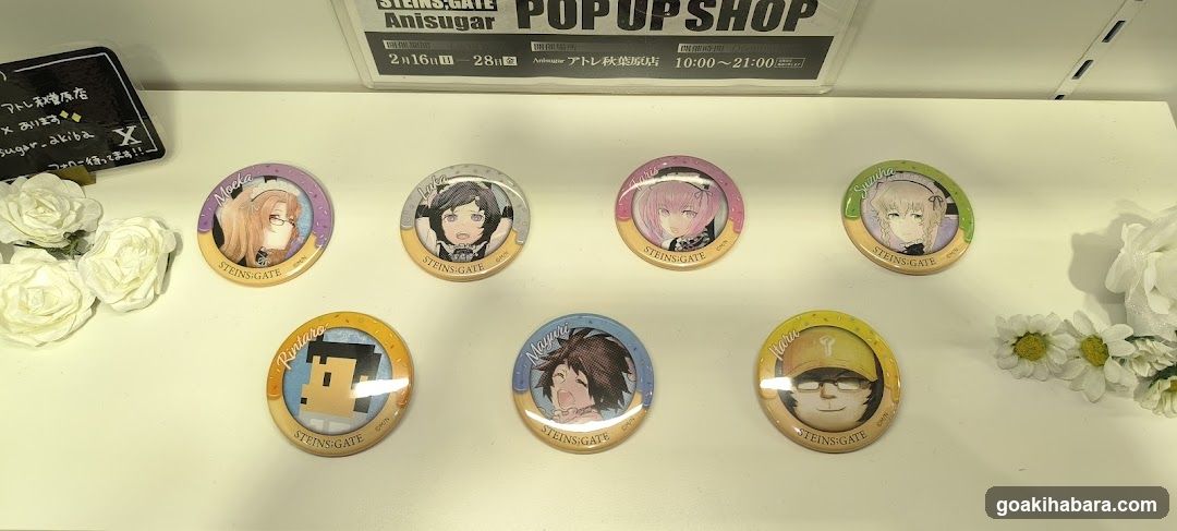 Steins;Gate Merchandise Display