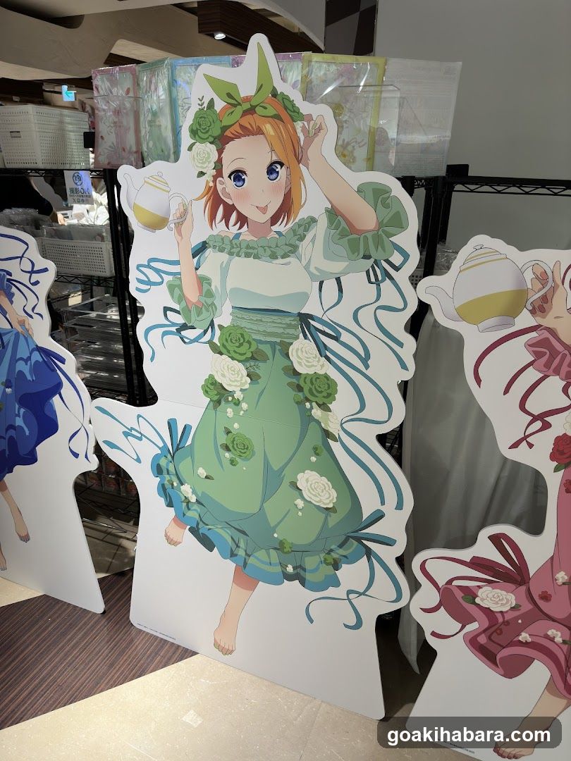 Anime Character Cutouts Display