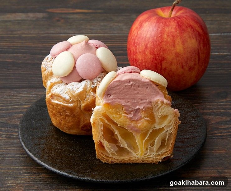 Apple Pastry with Ice Cream