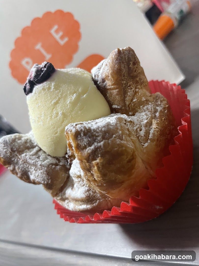Pastry with Ice Cream