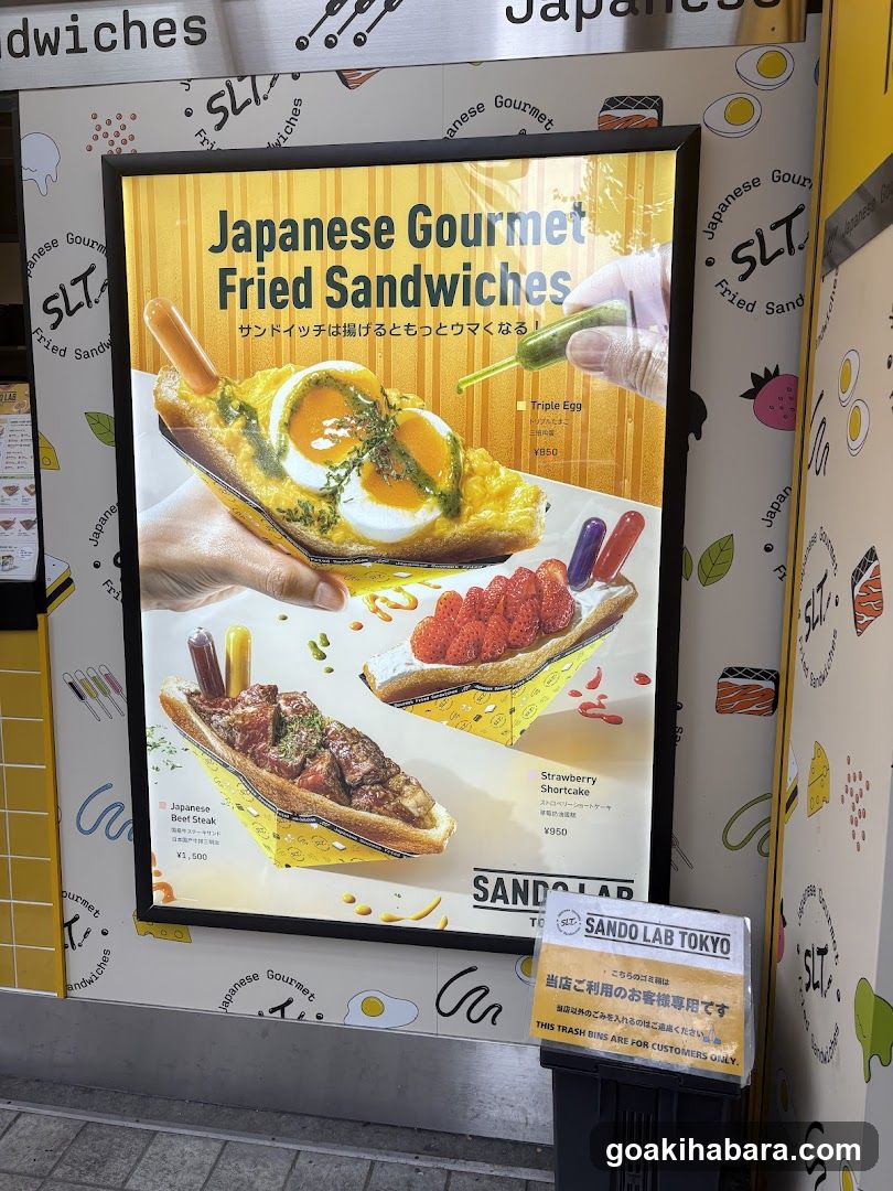 Japanese Gourmet Fried Sandwiches Ad