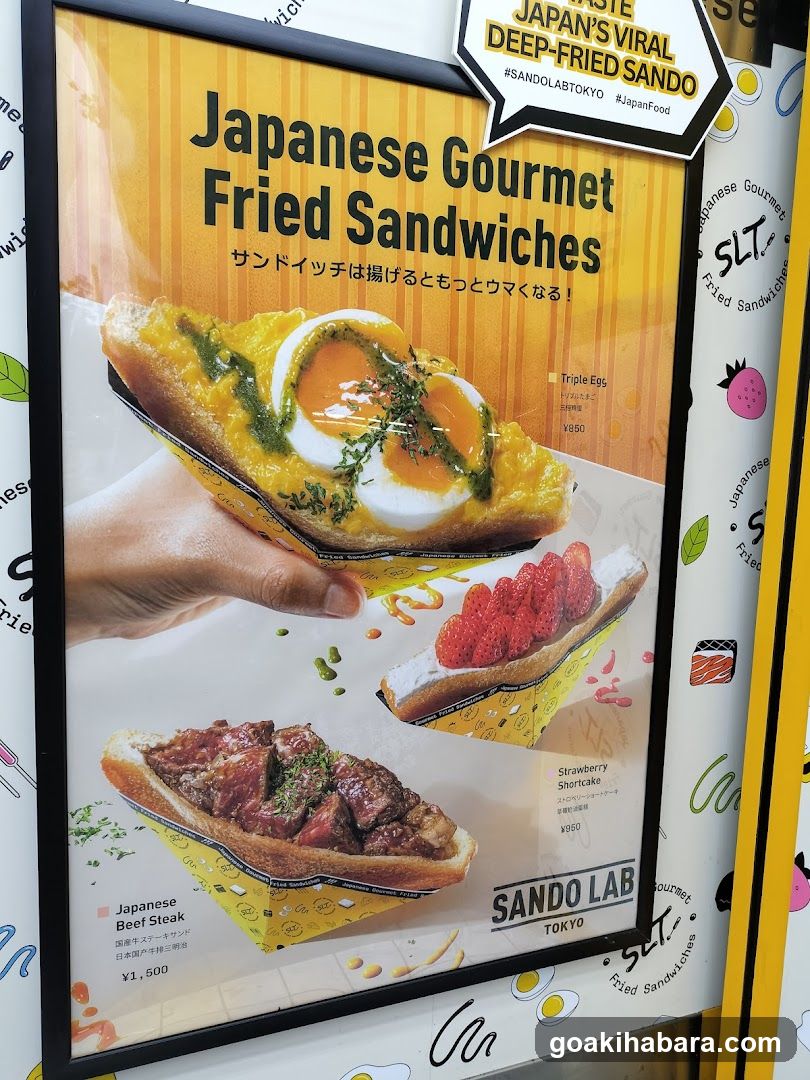 Japanese Gourmet Fried Sandwiches Ad