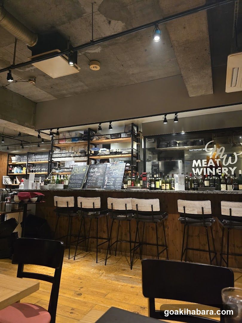 Interior of Meat Winery Bar